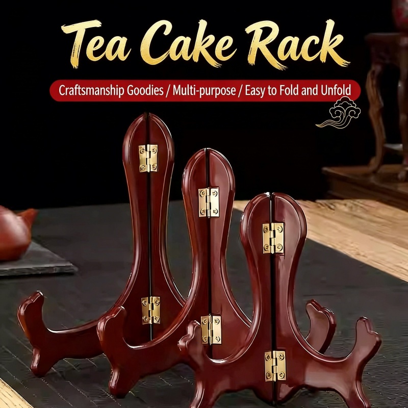 Kitchen Baking Rack - 1개 빈티지 나무 접시 진열대 곡선형