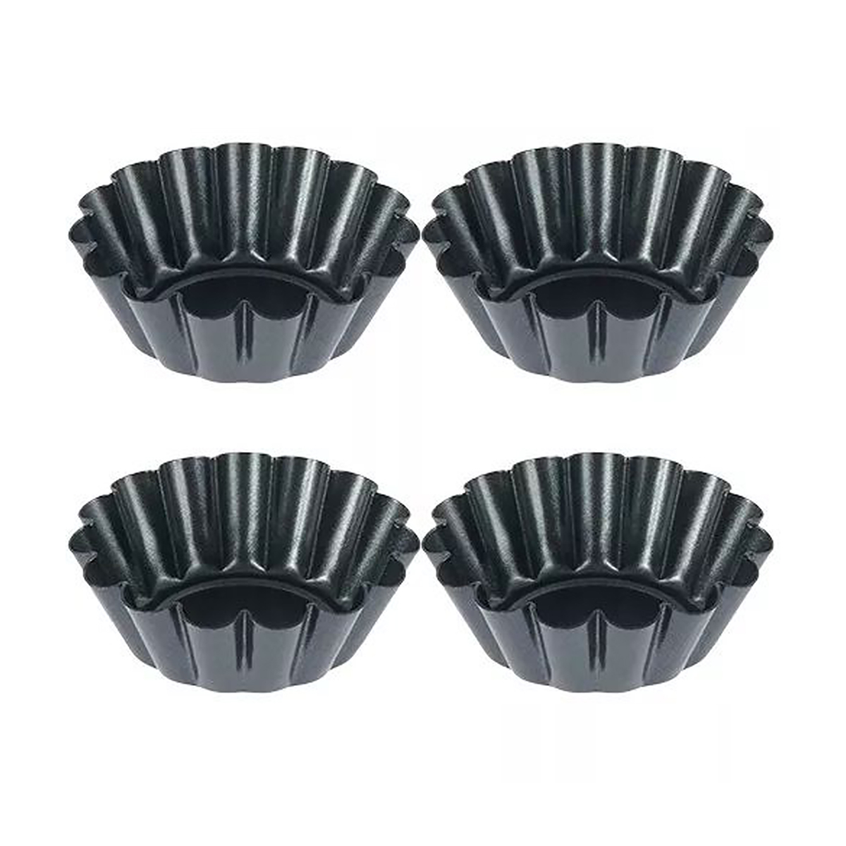 Muffin Tin Nonstick - 4PCS 미니 라운드 논스틱 타트 팬