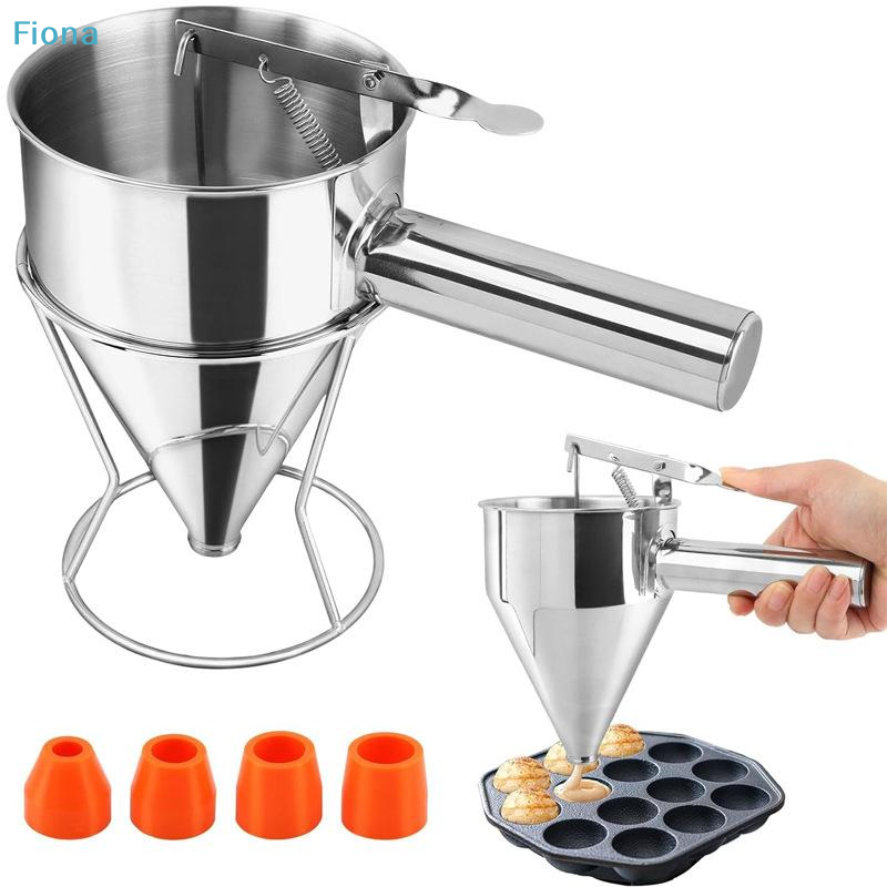 Kitchen Baking Blender - ✔ 스테인리스 스틸 깔때기 디스펜서(랙 포함)