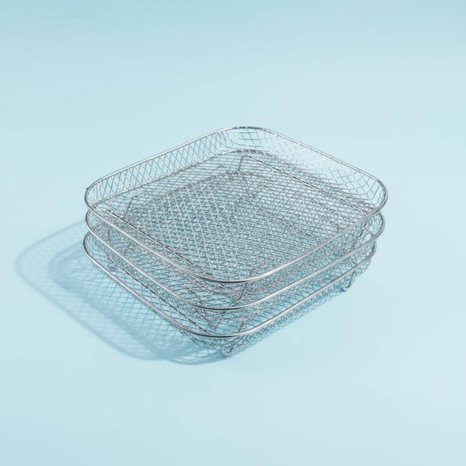 Kitchen Baking Rack - 에어프라이어 랙 내열성 3단 메쉬 바구니