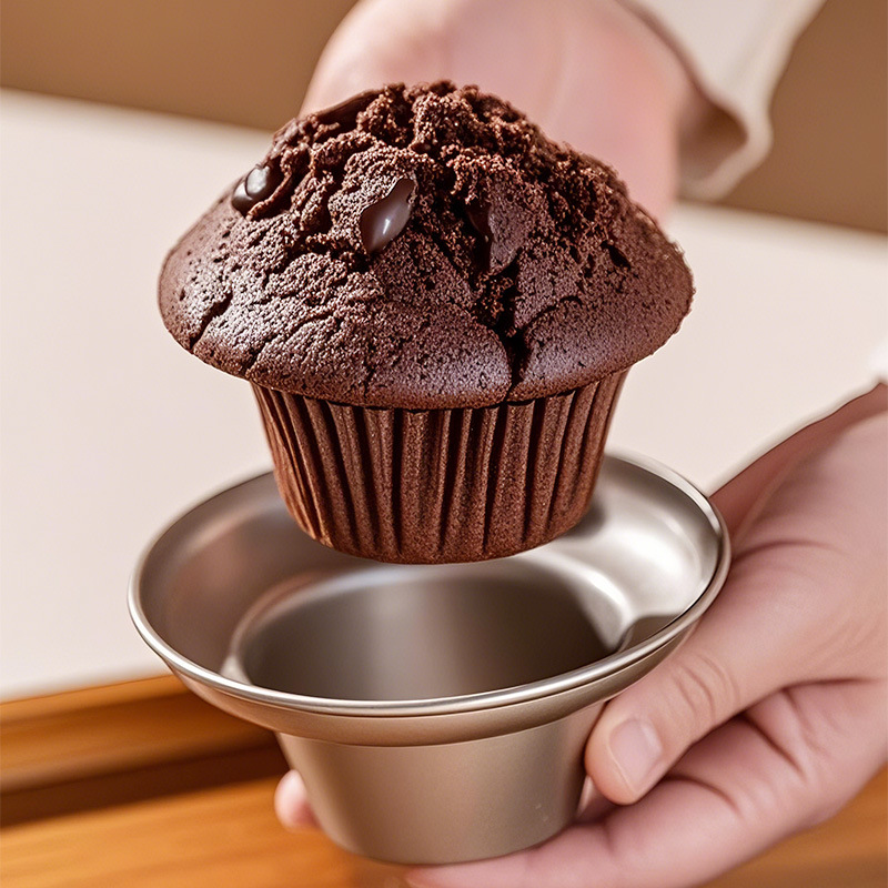 Muffin Tin Nonstick - 버섯 모양 머핀 베이킹 컵 재사용