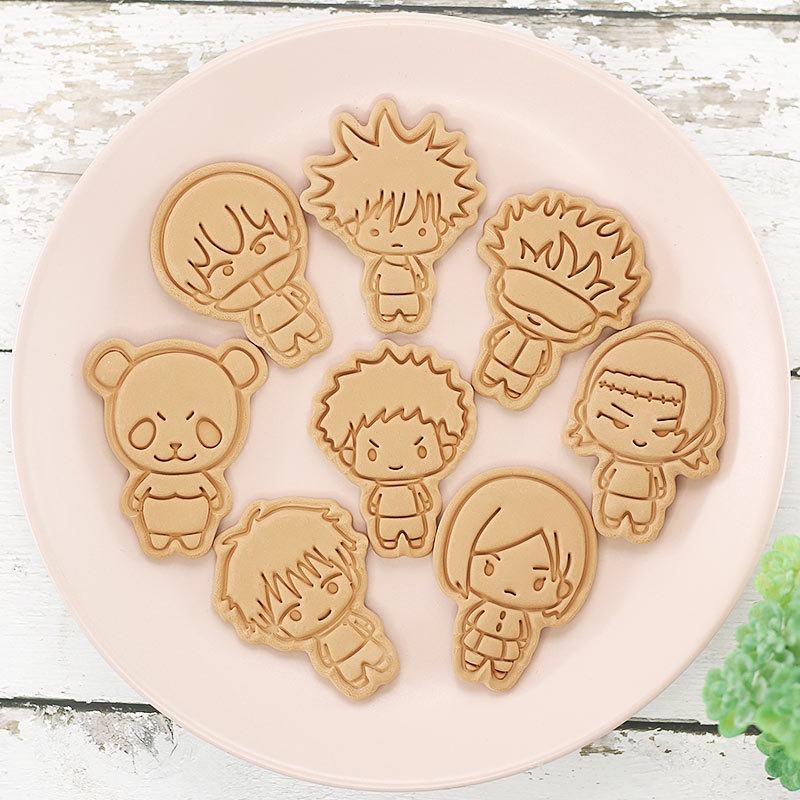 8개입 주술회전 케이크 쿠키 커터 애니메이션 피규어 고 - Kitchen Baking Gifts 리뷰 및 가격