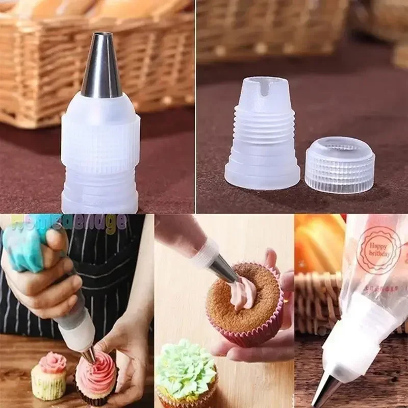 5-20개 커플러 어댑터 아이싱 파이핑 노즐 백 케이크 - Piping Bag Disposable 리뷰 및 가격