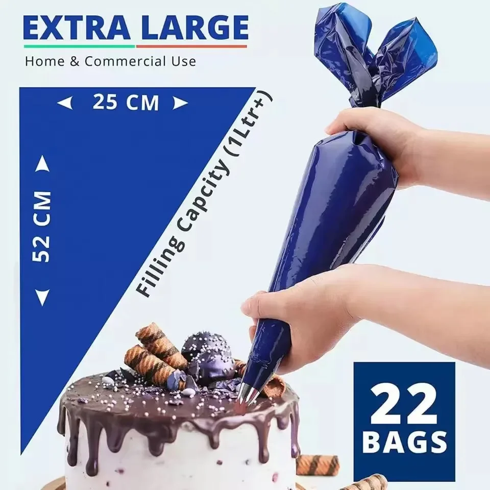 21 인치 파이핑 백 일회용 아이싱 백 두꺼운 베이킹  - Piping Bag Disposable 리뷰 및 가격