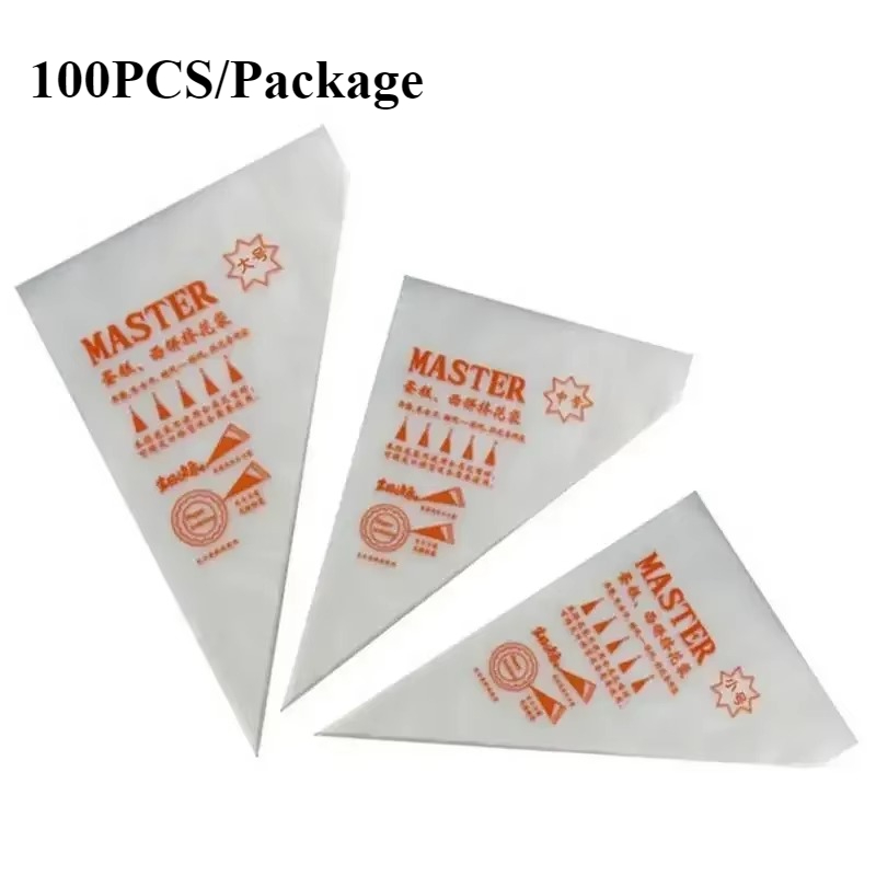 100pcs 일회용 과자 가방 케이크 디자인 장식 도구 - Piping Bag Disposable 리뷰 및 가격