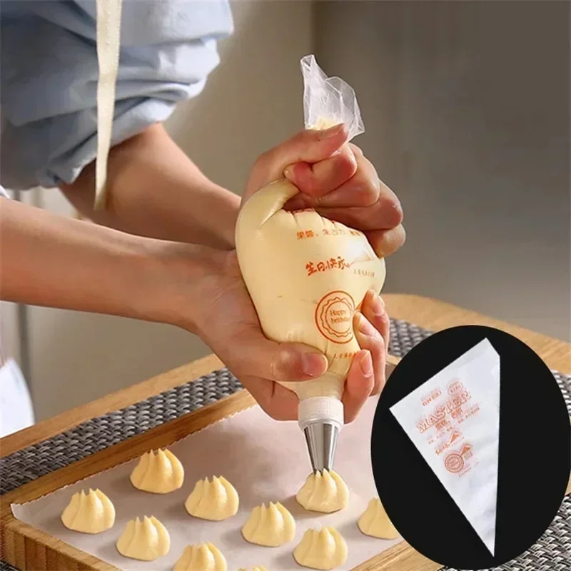 100pcs 일회용 과자 가방 케이크 디자인 장식 도구 - Piping Bag Disposable 리뷰 및 가격
