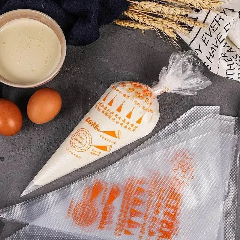 100pcs 일회용 과자 가방 케이크 디자인 장식 도구 - Piping Bag Disposable 리뷰 및 가격