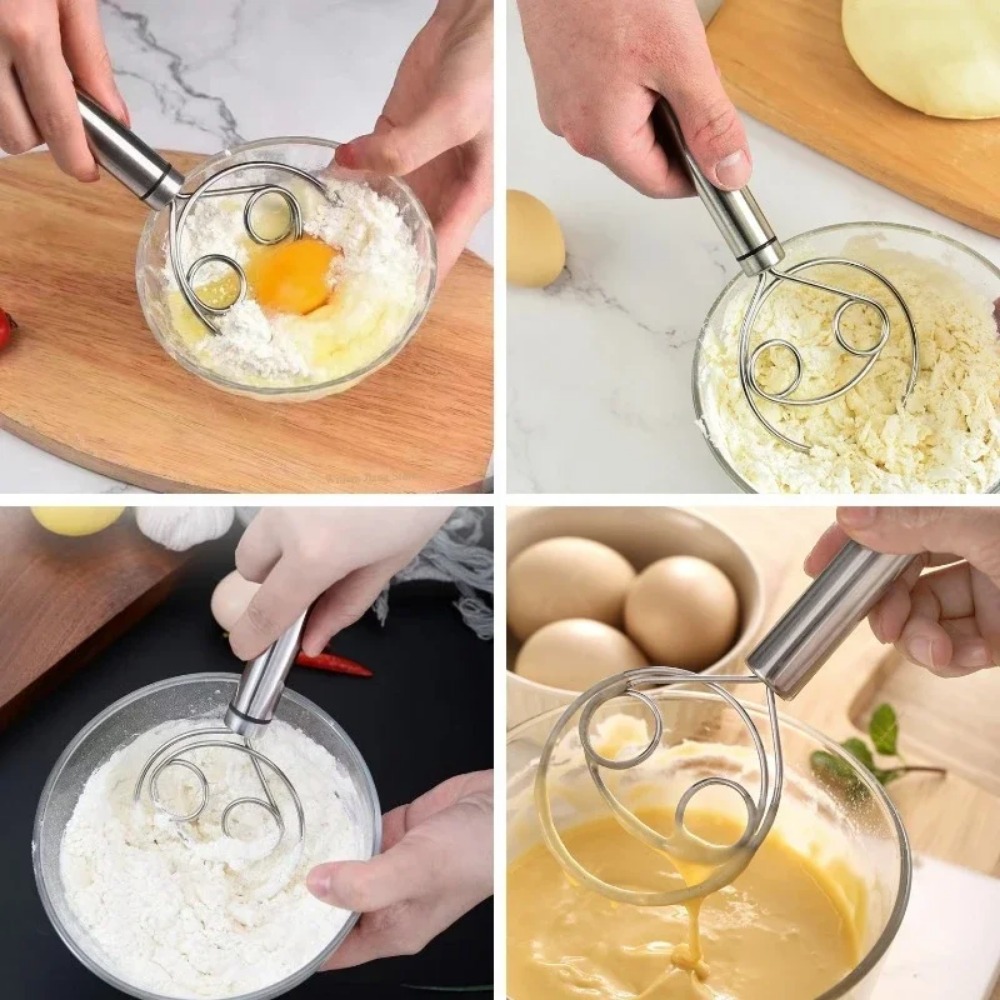 1/10PCS 듀얼 루프 반죽 혼합 후크 수동 주방 베 - Kitchen Baking Blender 리뷰 및 가격