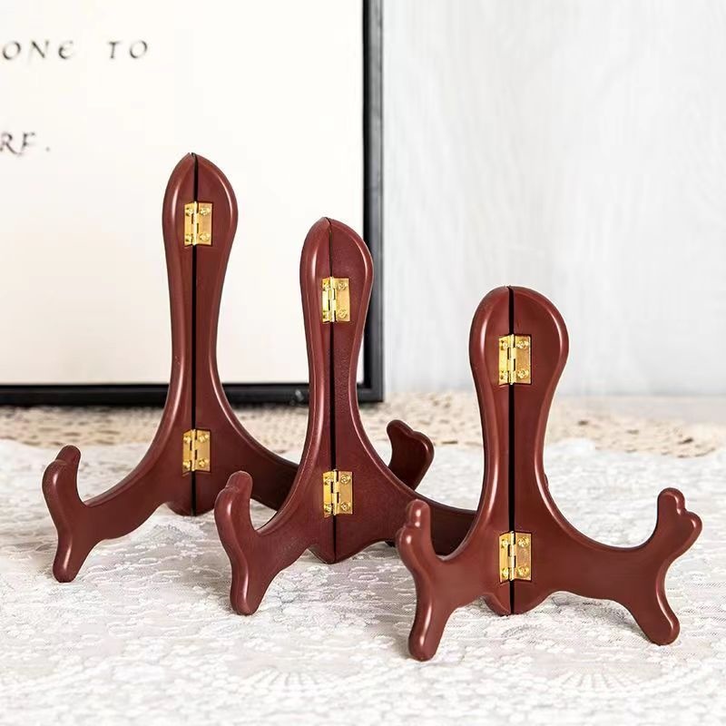 1개 빈티지 나무 접시 진열대 곡선형 디자인 수제 접이 - Kitchen Baking Rack 리뷰 및 가격