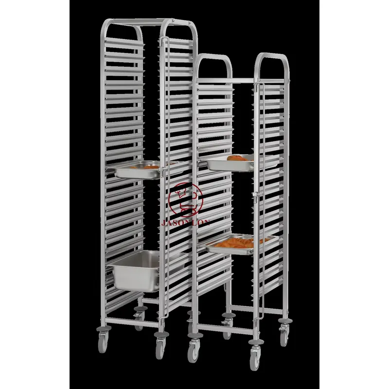 스테인리스 스틸 고강도 4륜 GN 팬 트롤리 베이커리  - Kitchen Baking Cart 리뷰 및 가격