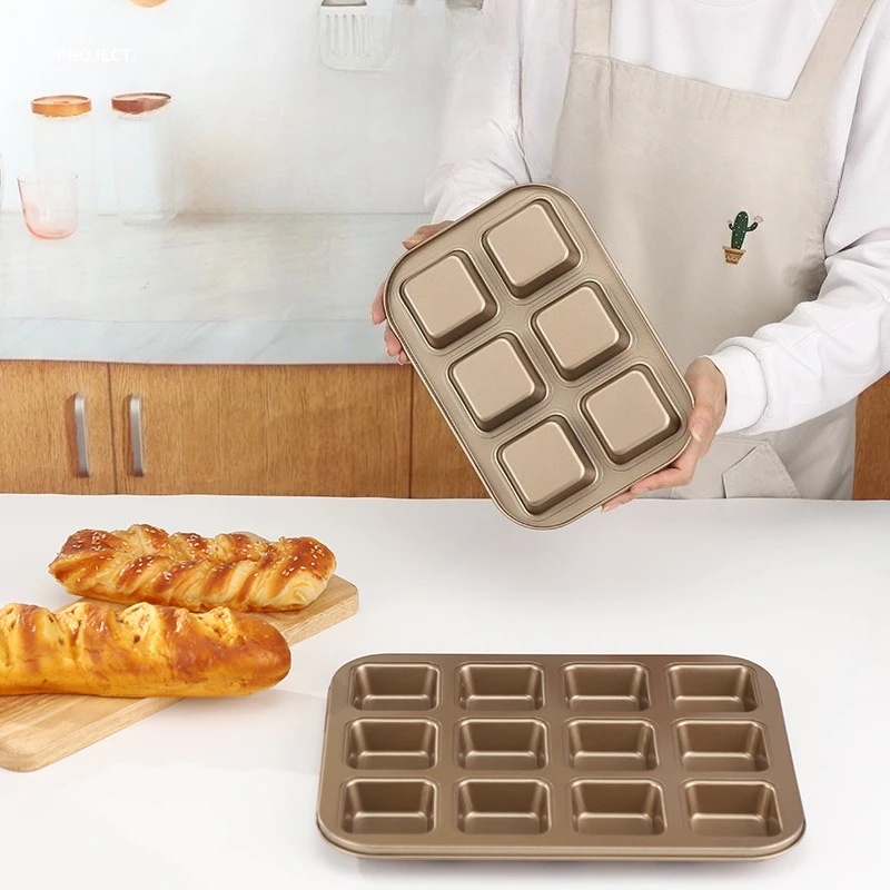 12구 사각 베이킹 트레이 다용도 베이킹 트레이 논스틱 - Muffin Tin Nonstick 리뷰 및 가격