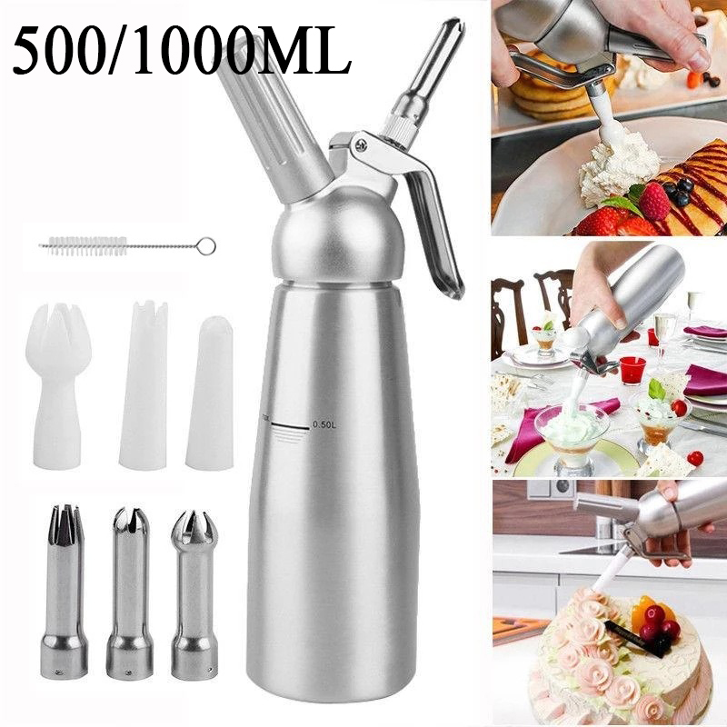 500/1000ml 크림 폼 건 케이크 파이프 건 사이 - Piping Bag Disposable 리뷰 및 가격