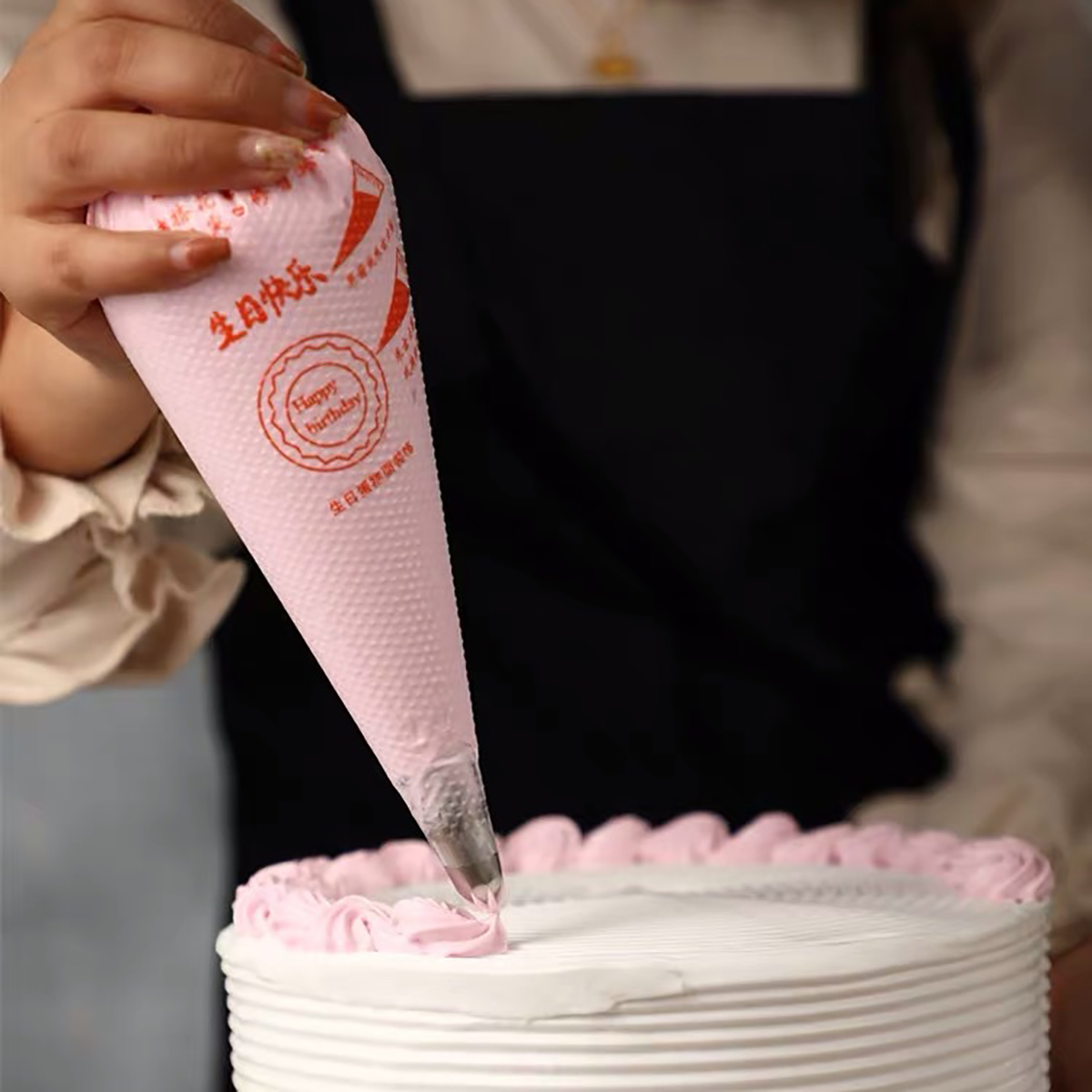 100 PCS 두꺼운 일회용 과자 가방 DIY 케이크  - Piping Bag Disposable 리뷰 및 가격