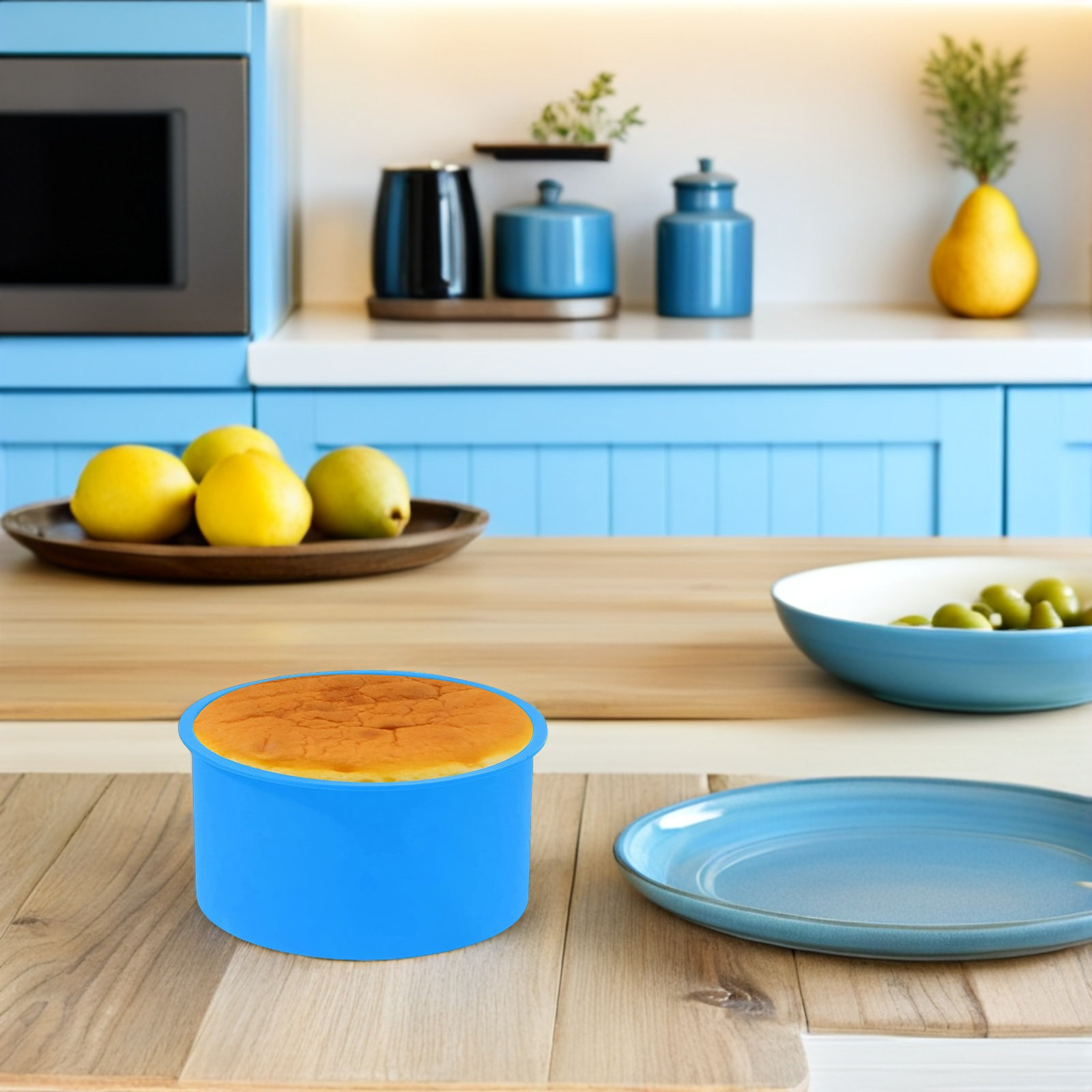 4Pcs 실리콘 케이크 금형 비 스틱 베이킹 틴 케이크 - Muffin Tin Nonstick 리뷰 및 가격