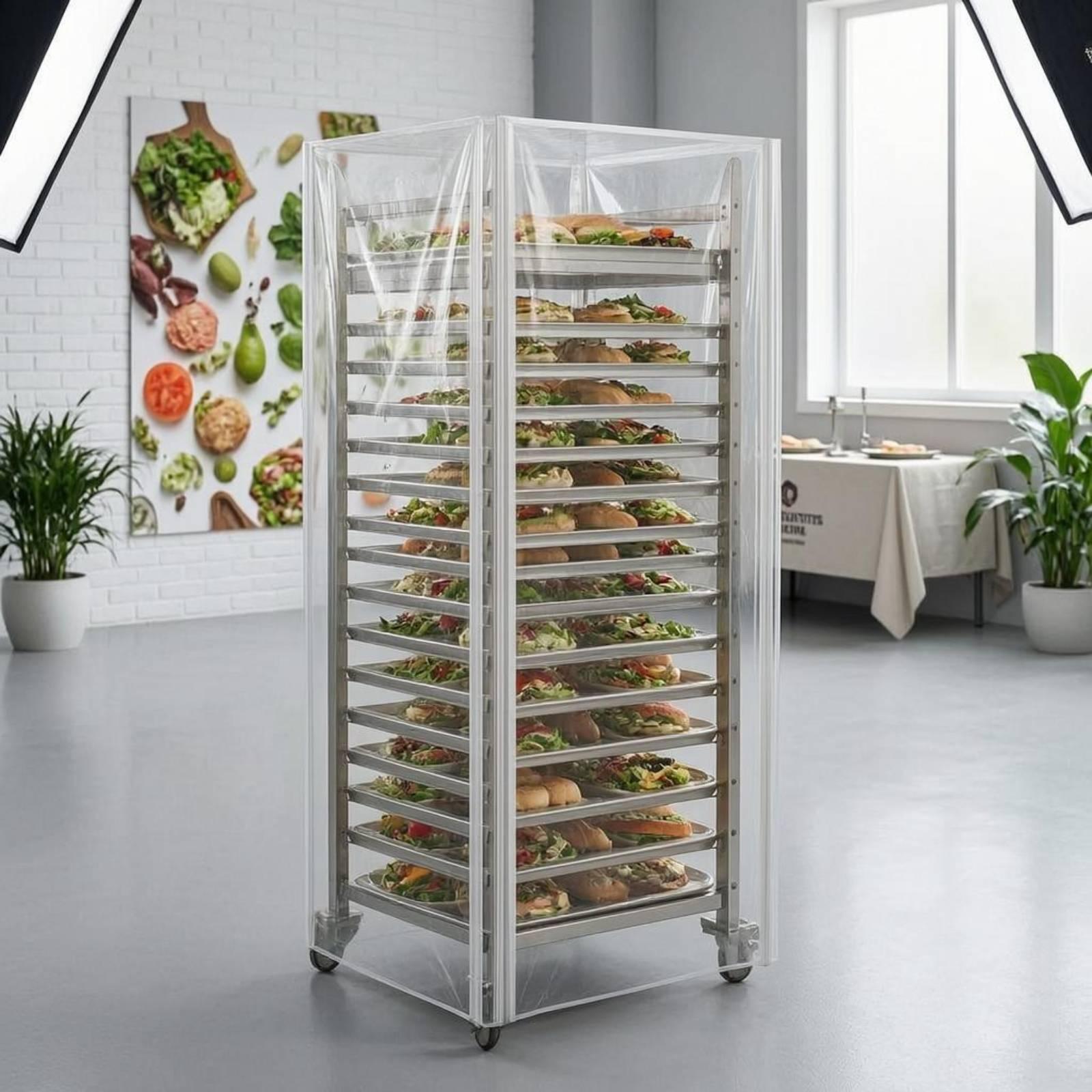 투명한 높이 조절 가능한 베이킹 트레이 랙 커버 PVC - Kitchen Baking Cart 리뷰 및 가격